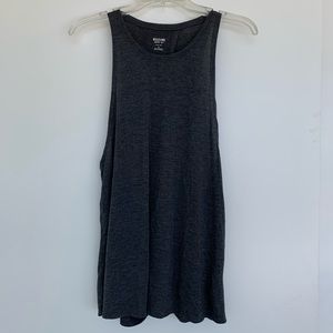 Mossimo Gray Tank W/ Open Back &Cross Tie Detail